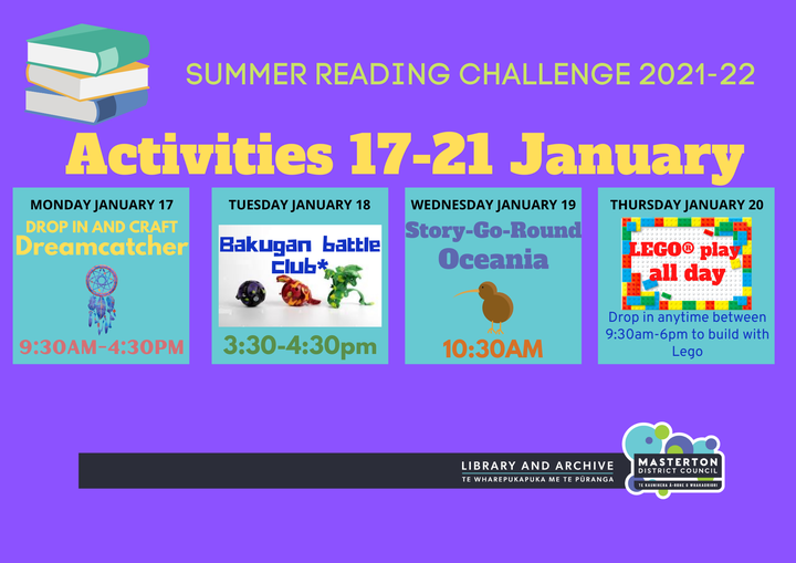 Activities 17-21 January
